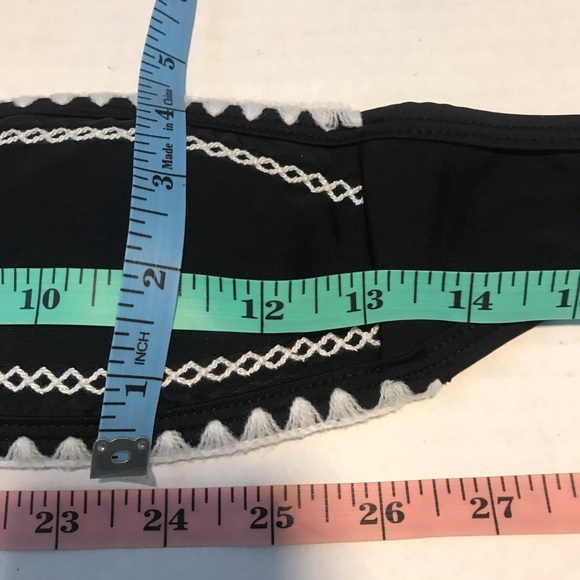 Bandeau Bikini Crochet Peekaboo Cross Shell Stitch - Picture 5 of 16